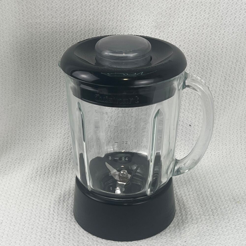 Cuisinart 48oz 6 Cup Glass Blender Jar Lid Blade Gasket Collar Assembly